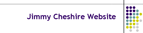 Jimmy Cheshire Website